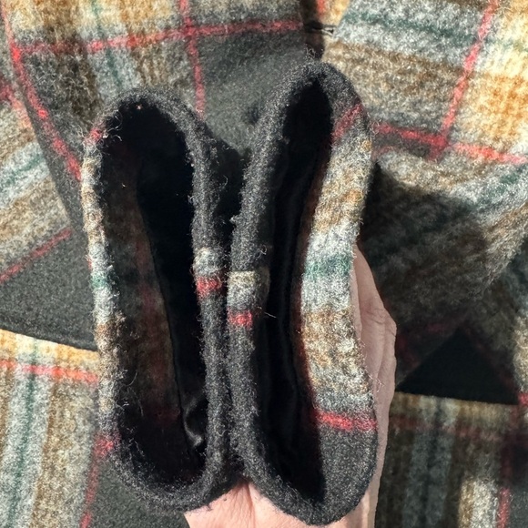 Charlie B Plaid Women's Coat - Black and Brown Wool Blend Size Small - Picture 8 of 13